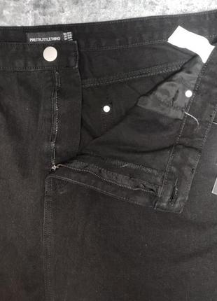 Женская джинсовая юбка батального размера prettylittlething5 фото