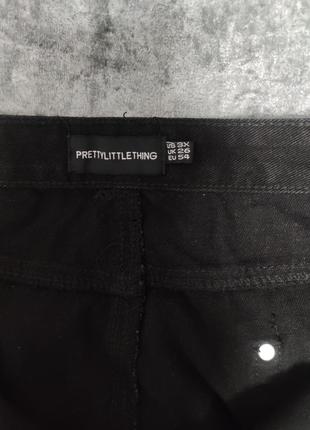Женская джинсовая юбка батального размера prettylittlething7 фото