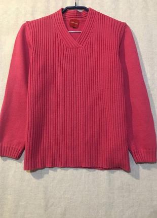 Теплий  вовняний  лаконічний светр джемпер olsen