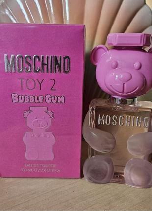 Парфюмированная вода moschino toy bubble gum (розовый) 100 мл