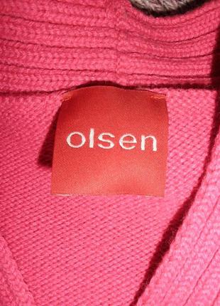 Теплый шерстяной лаконичный свитер джемпер olsen6 фото