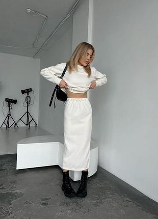 Женский костюм двуйка юбка кофта, теплый костюм,женский костюм двойка и кофта, костюм-двой...