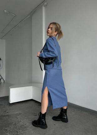 Женский костюм двуйка юбка кофта, теплый костюм,женский костюм двойка и кофта, костюм-двой...