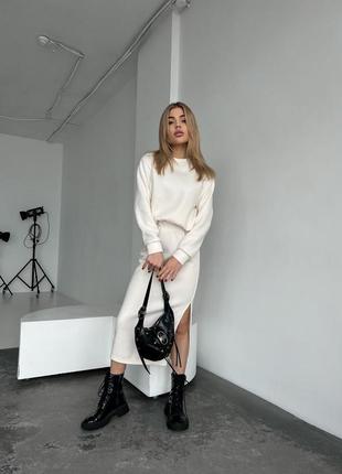 Женский костюм двуйка юбка кофта, теплый костюм,женский костюм двойка и кофта, костюм-двой...