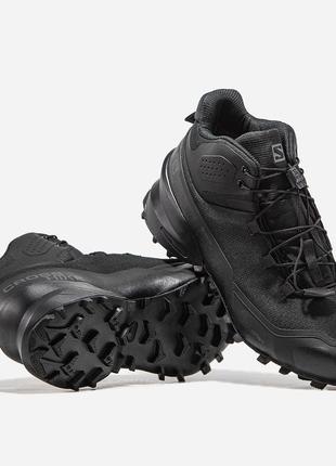 Чоловічі черевики salomon cross hike gtx black7 фото