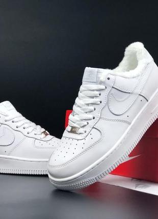 11967 nike air force кросівки найк аір форс кроссовки кросовки кроссовки мех зима форси1 фото