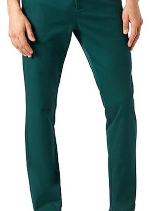 Чоловічі штани класичні зелені selected homme3 фото