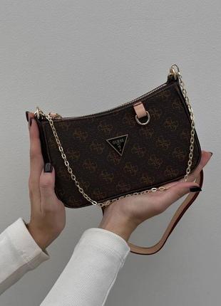 Guess mini bag brown