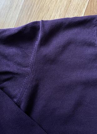 Джемпер m&amp;s / фиолетовый свитер с вырезом5 фото