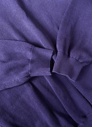 Джемпер m&amp;s / фиолетовый свитер с вырезом3 фото