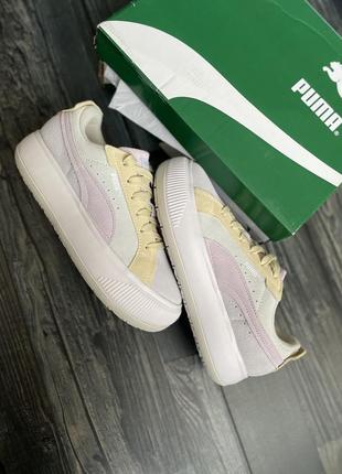 Кроссовки puma suede mayu raw🌈