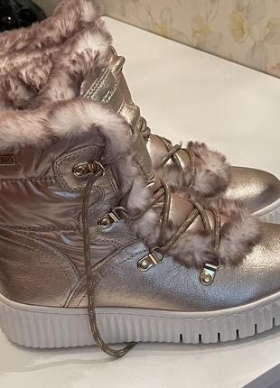 Красивые зимние ботинки сапоги tamaris 38 р9 фото