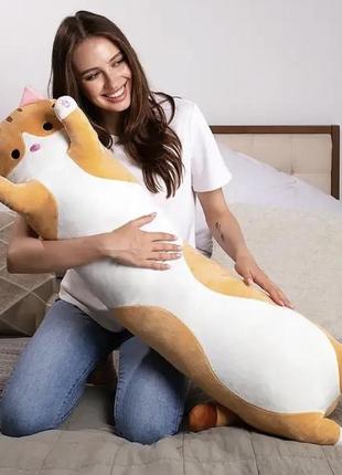 Кіт батон подушка обнімашка 70 см