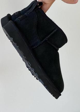 Ugg ultra mini black, угги женские5 фото