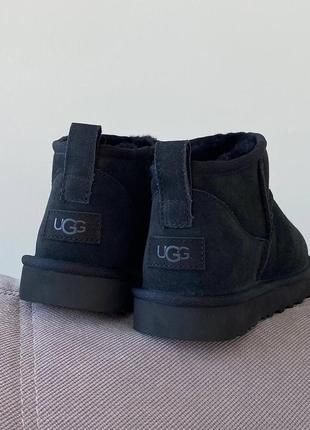 Ugg ultra mini black, угги женские4 фото