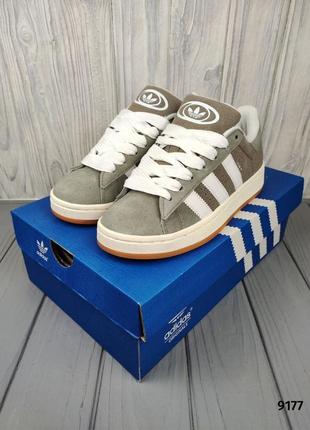 Adidas campus 00s gray white8 фото