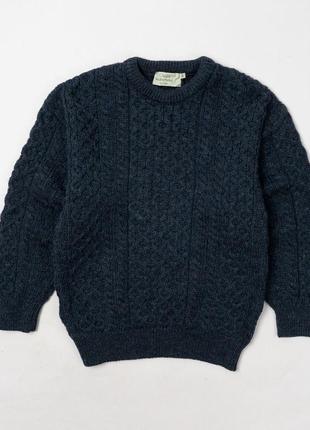 Quill’s woollen market cable knit wool sweater ireland жіночий светр