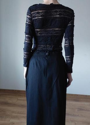 Кофточка блуза из кружева в винтажно викторианском готическом стиле4 фото