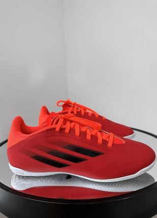 Яркие шикарные футзалки adidas x speedflow1 фото