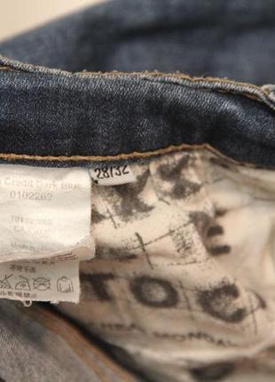 Cheap monday 28 slim credit dark blue джинсы узкие4 фото