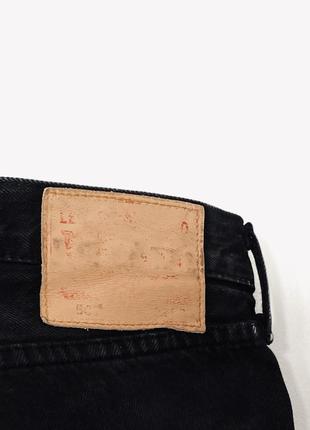 Чорні вінтажні джинси levi's levis 501 оригінал7 фото