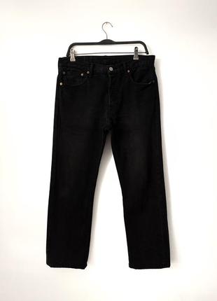 Чорні вінтажні джинси levi's levis 501 оригінал