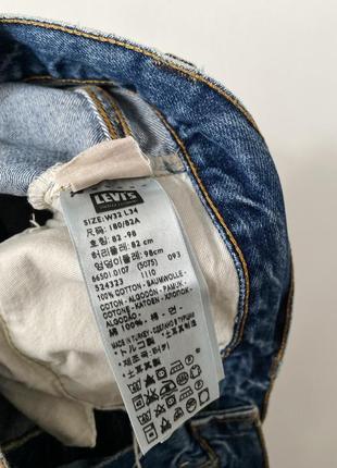 Сині вінтажні джинси levi's levis 501 оригінал6 фото