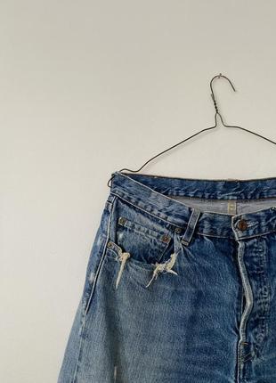Сині вінтажні джинси levi's levis 501 оригінал2 фото