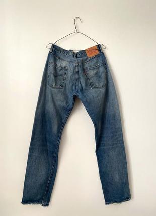 Сині вінтажні джинси levi's levis 501 оригінал4 фото