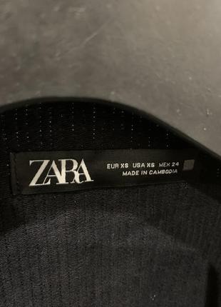 Вельветовая куртка zara джинсовая черная женская базовая5 фото