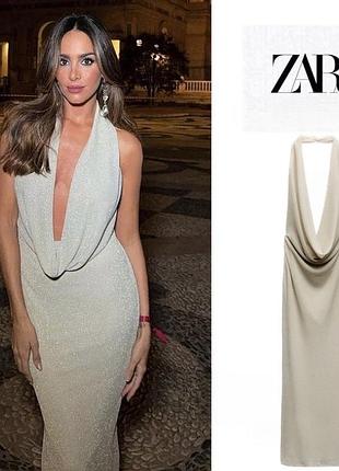 Black friday zara трикотажное платье женский