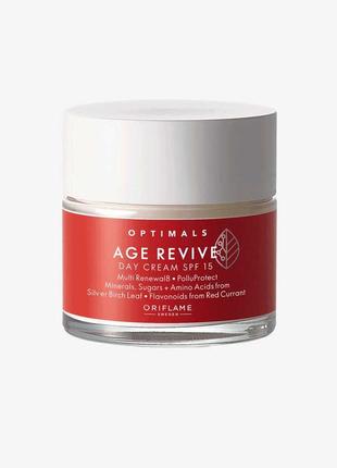 Антивіковий денний крем optimals age revive spf 15