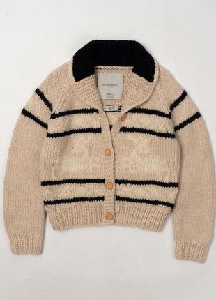 Farrell&amp;brown hand knit cardigan&nbsp; женский свитер кардиган