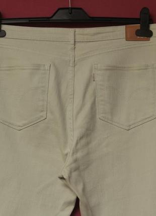 Levis white tab рр 32 зауженые джинсы из холопка мятные5 фото