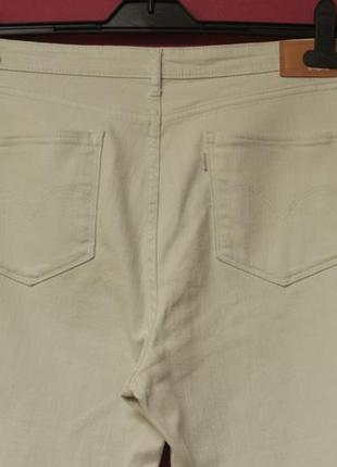 Levis white tab рр 32 зауженые джинсы из холопка мятные3 фото