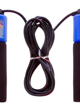 Скакалка з електронним лічильником sp-sport 2,8 м чорний синій