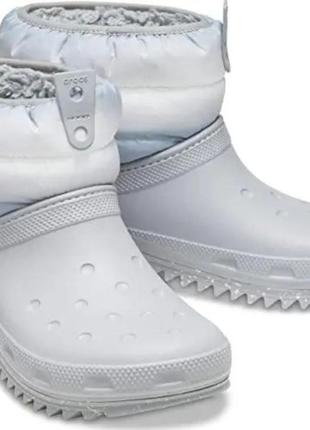 Зимние сапоги сапожки кроксы crocs3 фото