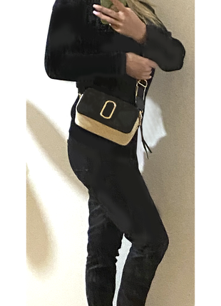 Новая сумка 19 см черный клатч женская6 фото