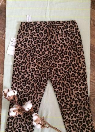 Леопардовые брюки анималистичный принт zara leopard3 фото