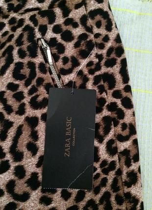 Леопардовые брюки анималистичный принт zara leopard5 фото