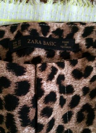 Леопардовые брюки анималистичный принт zara leopard4 фото