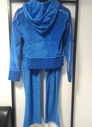 Спортивный костюм велюровый синий s/m bikkembergs2 фото
