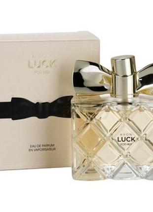 Парфюмированная вода avon luck, 50мл