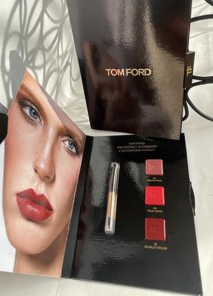 Оригинальный! образочки Tom ford lip сolor помада для губ 👉🏻общий объем 1 г( 3 шт)