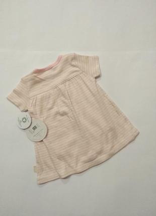 Комплект плаття mothercare + burt's bees baby на 6-9 міс6 фото