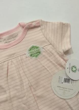 Комплект плаття mothercare + burt's bees baby на 6-9 міс9 фото