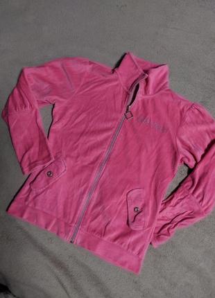 Кофта вилюровая спортивная