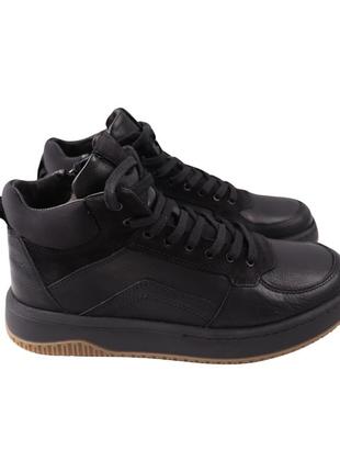 Ботинки мужские detta черные натуральная кожа, 44