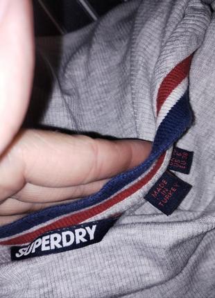 Свитшот в рубчик superdry, лонгслив, базовый свитшот, распродажа, женская одежда, обувь3 фото