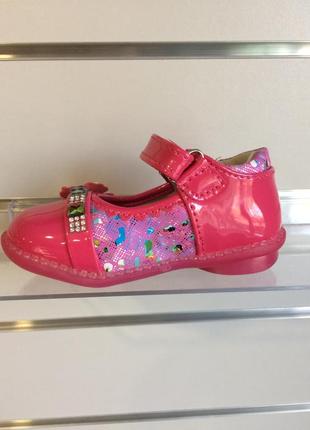 Дитячі туфлі зі светящей підошвою бренду овт для дівчаток (рр з 21 по 26)3 фото